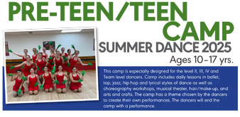 Summer Dance, Pre-Teen / Teen