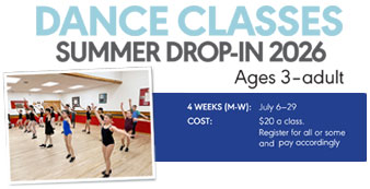 Dance Classes Summer Drop-In 2026